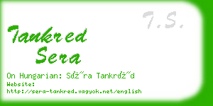 tankred sera business card